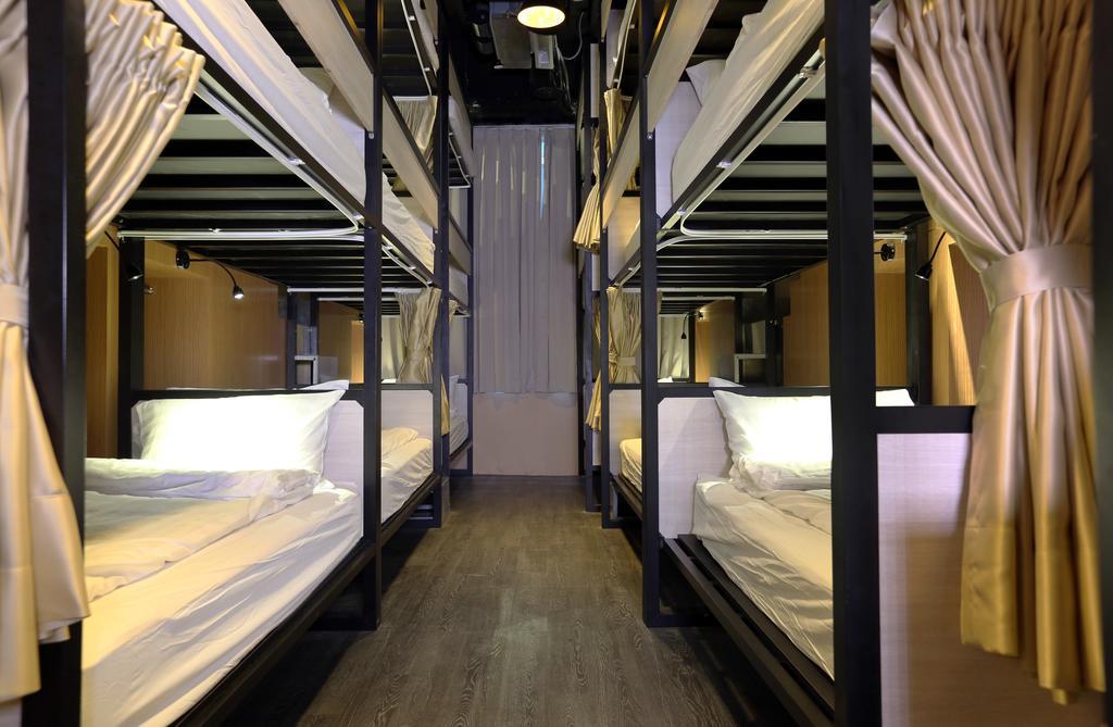 Angels Hostel Taipei Ximen Rum bild